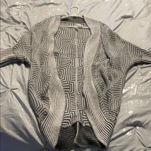 Gray cardigan